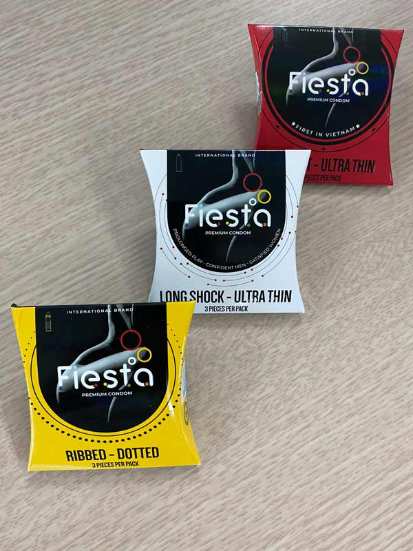 Fiesta - thương hiệu bao cao su gây ấn tượng mạnh mẽ với người tiêu dùng.
