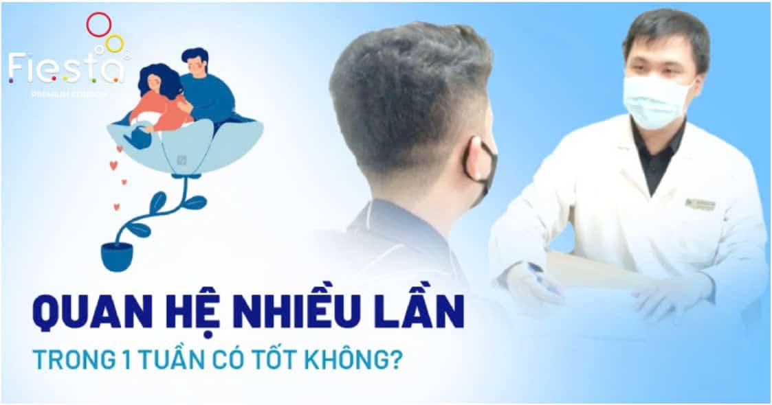 Quan hệ nhiều lần trong 1 tuần có tốt không?