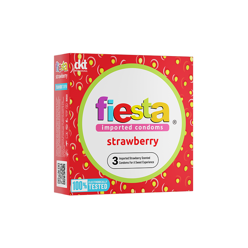 Bao cao su Fiesta Strawberry Hộp 3 cái